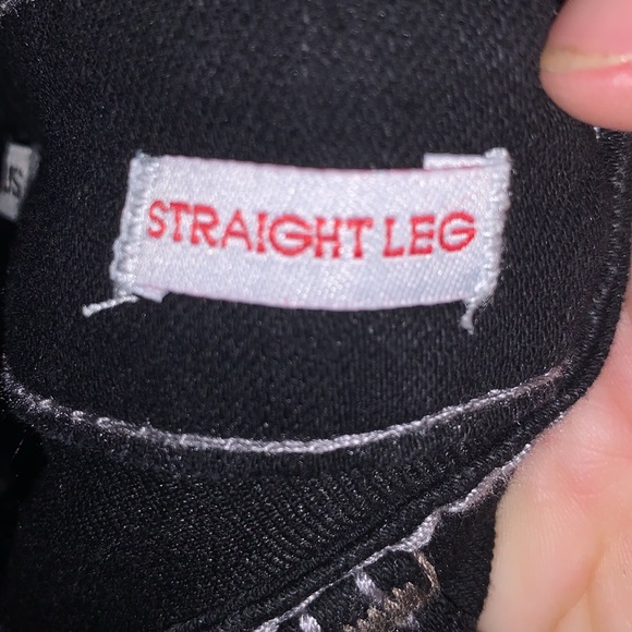 Bongo Womens Dark Wash Black Denim Jeans plus size 18w - Picture 7 of 8